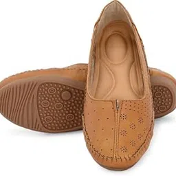 DND Dhoes Bellies for Women (Tan) (UK Footwear Size System, Adult, Women, Numeric, Medium, 9)-picture-42