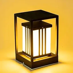 Lyse Decor Gate Lights, Outdoor Light, Gate Lamp for Home Entrance, Boundry Light, Pillar Light, Pole Lamp (GL08, Pack of 1)-picture-12