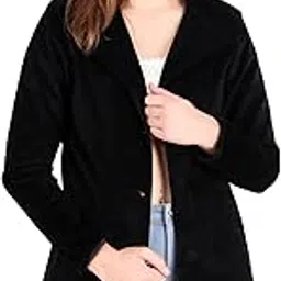 muteme Long Winter Wear Velvet Jacket For Women-picture-39