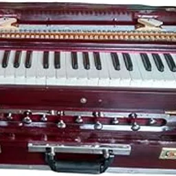 3 1/2 Octave Professional Quality Box Harmonium with 3 set of Reeds- Brown / Natural-picture-12