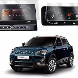 FriendZon 9H Screen Guard Protector Combo For MAHINDRA XUV400 PRO 2024 (10.25 INCH) INFOTAINMENT + INSTRUMENT CLUSTER Guard [Not Tempered Glass]-picture-40
