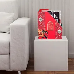 SEJ by Nisha Gupta Magazine Stand MDF Wood | Newspaper Stand Office | Magazine Holder for Study Table Wooden Newspaper Stand File Organizer Rack Desktop Book Holder Storage | Magazine Holder Home-picture-14
