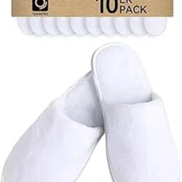 sawshield White Disposable Slippers, Cotton Hotel, Salons, Spa Slippers for Women and Men, Breathable Non-Slip Slippers for Hotel, Guests,Travel/bathroom slippers/slippers for indoor-picture-42