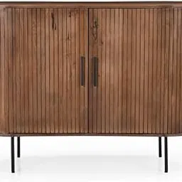 Goldview Furniture Oxley Solid Wood Sideboard | Handmade Storage Cabinet with Drawers & Doors, Natural Finish-image-37