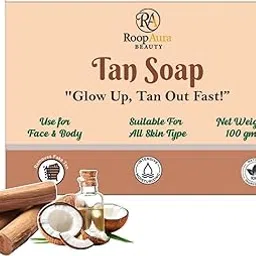 Natural De-Tan Bath Soap Bar with Coconut Oil, Goat Milk, Shea Butter, Neem, Multani Mitti & Red Sandalwood | Deep Cleanse, Brightening & Nourishing Skin | For Men & Women (100 GM PACK OF 1)-picture-10