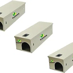 PESTEZY Rodent Bait Station Roda Box Rat Bait Station Powder Coated Mild Steel (Pack of 3)-picture-15