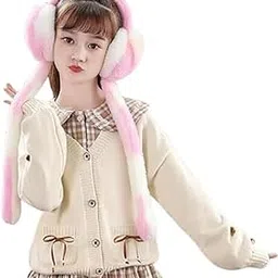 Plush Bunny Ear Muff – Fluffy Rabbit Ear Headband, Cozy Winter Ear Warmer, Cute Cosplay Hair Accessory-image-33