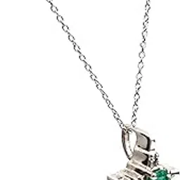 hiflyer jewels 925 Sterling Silver Emerald White Topaz Gemstone Cross Design Pendant 925 Hallmarked Jewelry | Gifts For Women And Girls-picture-26