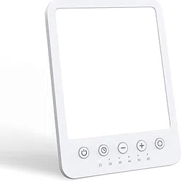 Magicteam Therapy Sun Lamp 10000 Lux LED White Warm Light with 10 Adjustable Brightness and 7 Timer with Memory Function and 2 Flexible Placement-picture-38