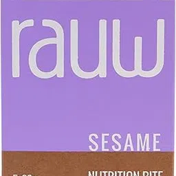Rauw Sesame Nutrition Bite, 100g (5x20g),No Added Sugar or Preservatives, Plant-Based Snack, Gluten, Soy & Dairy Free-picture-24