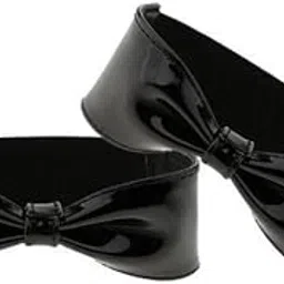 bnf 4xShiny Detachable Bowknot Shoe Strap for High Heeled Shoes Wedges Flats Black-picture-13
