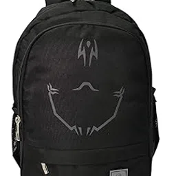 pronox Sukuna Print Unisex Backpack, Medium Size, Black-picture-44