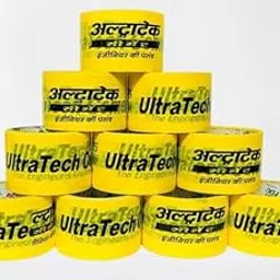 Yellow Ultratech Adhesive Tape | Shuttering tape | Bopp Tape (80 Meter Length) Width 3 inch | Pack of 5 Piece-picture-12