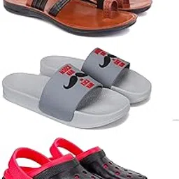 drackfoot Men's Sandals | Lightweight Wear| Stylish & Easy to Wear For Men's GRT-SAN-(3-COMBO)-3151-1590-3017-picture-36