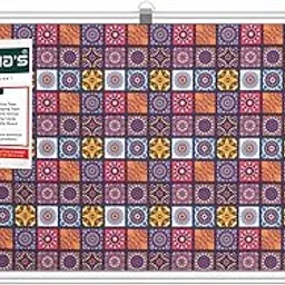 YAJNAS Premium Material Notice Pin-up Board/Pin-up Board/Soft Board/Bulletin Board/Pin-up Display Board for Office, School and Home. (Rainbow, 28x41 CM)-image-13