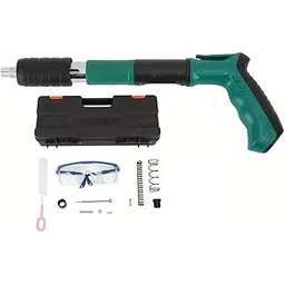 XIBO Concrete Nail Gun Kits, Manual Steel Nail Gun Mini Portable Nail Shooting Machine Wall Fastening Power Tool for Household Decor-picture-28