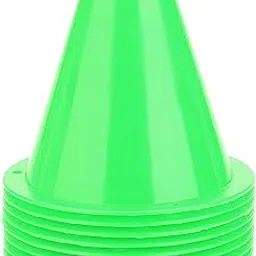 10pcs Soccer Training Cone, Mini Sports Cones Football Training Sports Equipment, Roller Skating Barriers Plastic Marker Holder Accessory for Kids and Adult Sports Speed Agility Training(Green)-picture-34