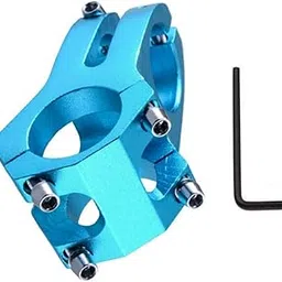 Xezon Bicycle Durable Handlebar Stem MTB 31.8MM Aluminum Alloy Handlebar Riser Extender Easy Install with Allen Key Bicycle MTB Handlebar Stem-image-0