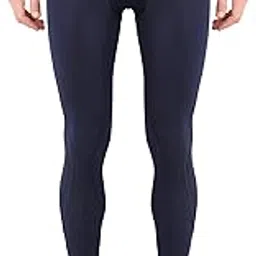 Compression Nylon Lycra Lower Leggings Tights Yoga Pants for Men Boys - Workout Gym Exercise Running Cycling Training - Full Leg Sleeves - Cold Weather Sports Inner - Skinny Fit-image-16