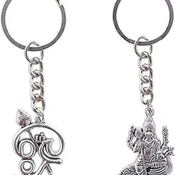 rk gallery Metal Om & Lord Murugar Keychain – Hindu Spiritual Symbol Key Ring for Car, Bike & Home | Stainless Steel God Spiritual Gift for Men, Women,Devotees & Travelers Pack of 2-picture-55
