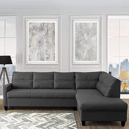 CASASTYLE - Alvinston Fabric 6 Seater RHS L Shape Sofa Set (Grey)-picture-23