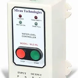 Mivan Technologies WLC RL Semi Automatic Water Level Controller It Start Motor by Pressing Start Button and it Will Automatically Switch of Motor When The Tank Full 123-picture-39