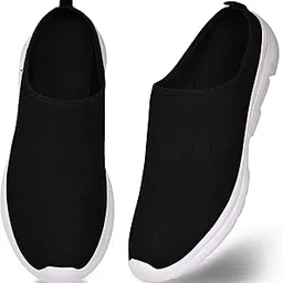 skitter Men's Lightweight Sports Shoes Mesh Material Black Color Footwear (GN-130) image 1
