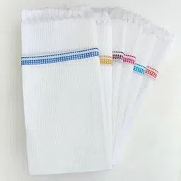 generic VELIRSON 100% Pure Cotton Waffle White Bath Towels Very Thin Lightweight | Ultra Soft Fine Stitched Edges | Size- 27x52 Inch / 68x132 CM | Combo Pack of 3 (Pack of Any 3 Different Colors)-picture-16