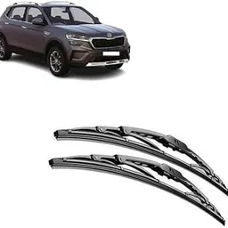 Car Windshield Glass Wiper Blade Replacement Set of 2 pcs Metal Type 24/18 inch Suitable for Skoda Kushaq-picture-58