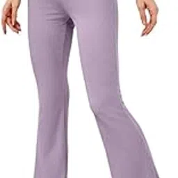 Women's Lycre Ribbed Trouser Pants Regular Fit High Rise Formal Trousers (DT-TR773_Light Purple_XS)-image-24
