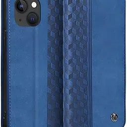 iPhone 13 Case, Folio iPhone 13 Case, Stand Function, Card Storage, Wallet Type, iPhone 13 Phone Cover, Magnetic, iPhone 13 Case, Notebook-type Luxury PU Leather, Lightweight, iPhone 13 Case, Shockproof TPU Material, Thin, Full Protection, iPhone 13 Case Cover - Blue-picture-26
