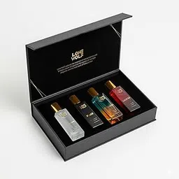 Lonewolf Alpha Edition Gift Set | 4 Long Lasting Perfumes for Men (20ml x 4) | Bold, Woody, and Fresh Fragrance Collection | Premium Perfume Gift Box for Men-image-44