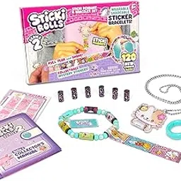 STICKI Rolls Sticki Pendant – The Original Wearable & Shareable Sticker Pendant with 120 Mini Stickers, 6 Mystery Reveal Sticki Rolls, DIY Art & Craft Activity, Collectible Toy for Ages 5, 6, and Up-picture-22