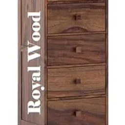 ROYAL WOOD Sheesham Wood Chest of 5 Drawer Teak Finish Files and Home Organizer for Living Room Bedroom Hall Home Office And Multipurpose Use-picture-10