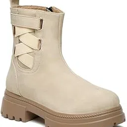 valiosaa Women Fashion Casual Boot Mid Ankle Heel for Girls Boot || 1811-picture-40