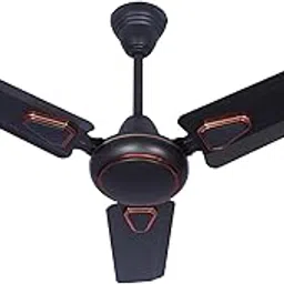 DYSOR 900mm Ceiling Fan | 3 Blades | Ultra Quiet Motor | 50W Energy Efficient | High Airflow | Rust & Dust Proof Powder-Coated Body | Adjustable Speed | Elegant Deco Smoke with Golden Ring Design-picture-25