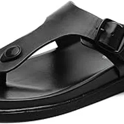monte carlo Mens Solid Leather Comfort Casual Slippers (201838FW)-picture-28