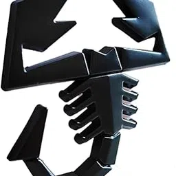 Sakuun Scorpion 3D Metal Chrome Sticker Emblem Badge-Stylish Logo for Cars, Bikes & More- Size 6x6 cm- Vibrant Premium Black.-picture-48
