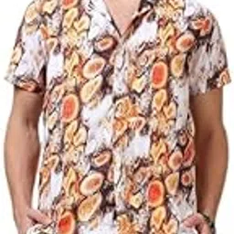 bushirt Printed Shirt & Shorts Co-Ords Set - Stylish Lightweight Casual Wear for Men-picture-47