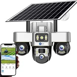 Maizic Smarthome TRIGENIE 4G Solar 6MP×3 FHD 3 Lens/3 Screen AI Triple PTZ Outdoor CCTV Camera | 360° View | Color Night Vision | Human Detection | 2-Way Audio | IP66 Waterproof | Multi User View-picture-16