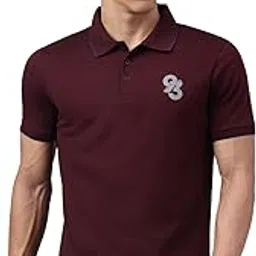 richlook Men's Solid Cotton Rich Polo T Shirt | Collar Tshirts | Half Sleeves | Plain-Regular Fit Classic Comfort-picture-11