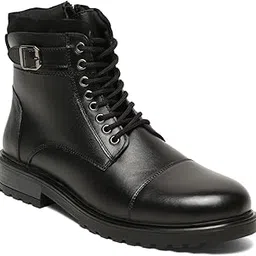 teakwood leathers Men’s Leather Dual-Side Combat Boots with Buckle and Zipper | SH_BT_EX02_V-picture-10