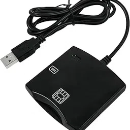 Smart SIM Card Reader Writer: EMV Reader Writer Programmer DOD Military USB ISO7816 Contact Common Access CAC Card Reader + SDK Kit - Credit Card Reader with Mac OS, Win, Linux (Black)-image-27