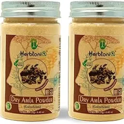 Herbtoniq 100% Natural Dry Amla Powder (Gooseberry) For Hair Pack And Face Pack 125g (Pack of 2)-picture-37