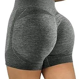 shoppy villa with sv logo Shoppy Villa Women's Yoga Shorts Spandex|Shapewear Shorts for Women |High Waisted Booty Scrunch Shorts| Workout Shorts for Women-picture-51