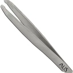 Alis Stainless Steel Slant Tip Tweezer | Precision for Hair Plucker, Eyebrow, Upper Lips Eyelash Extensions-picture-53