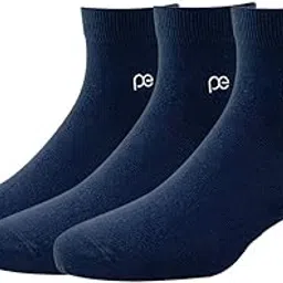peter england Mens Cotton Quarter Length Socks (Pack of 3) Navy-picture-20