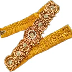 maggam fashion Traditional embroidery cloth Saree Waist Belt stretchable Kamarpatta kamarband for Women (zardosi belt for saree)-picture-40