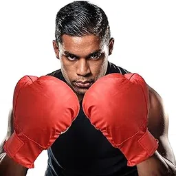 Boxing Gloves Prop | Costume Boxing Gloves | Boxer Costume Accessories | Red Boxing Glove Costume Prop | Red | One Size-picture-17