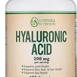 Supplements -180 Capsules (Enhances Effects of Hyaluronic Acid Serum for Face) 200mg Per Serving for Skin and Face Aging Support (Acido Hialuronico) Gluten Free-image-97